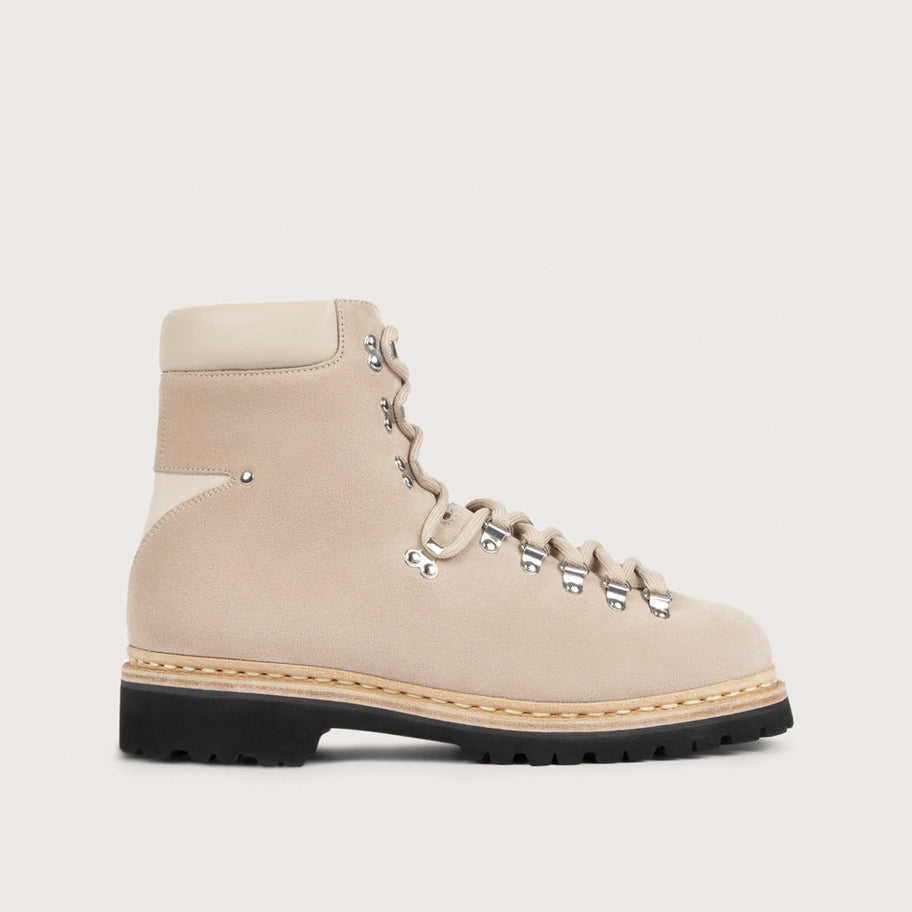 ISERAN FE Greige Hydrovelours/Nappa Vibram