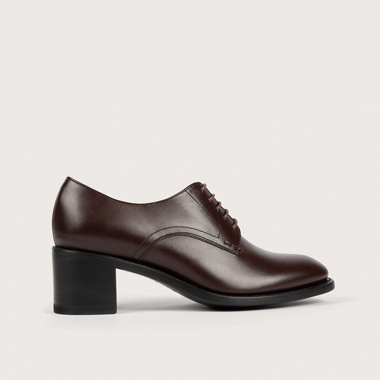 MARCIA Kidcalf Aubergine Cuir P