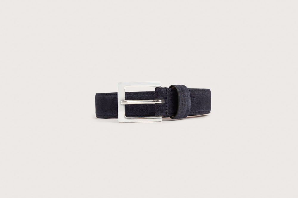 Nation BELT Navy Suede