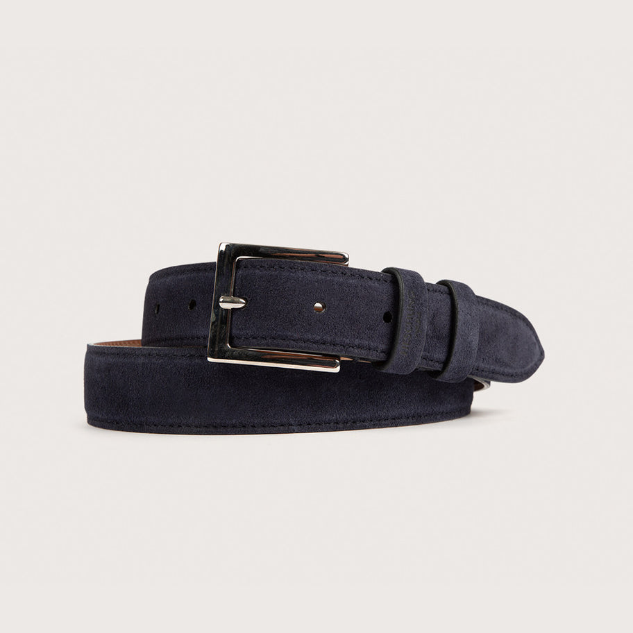 Nation BELT Navy Suede