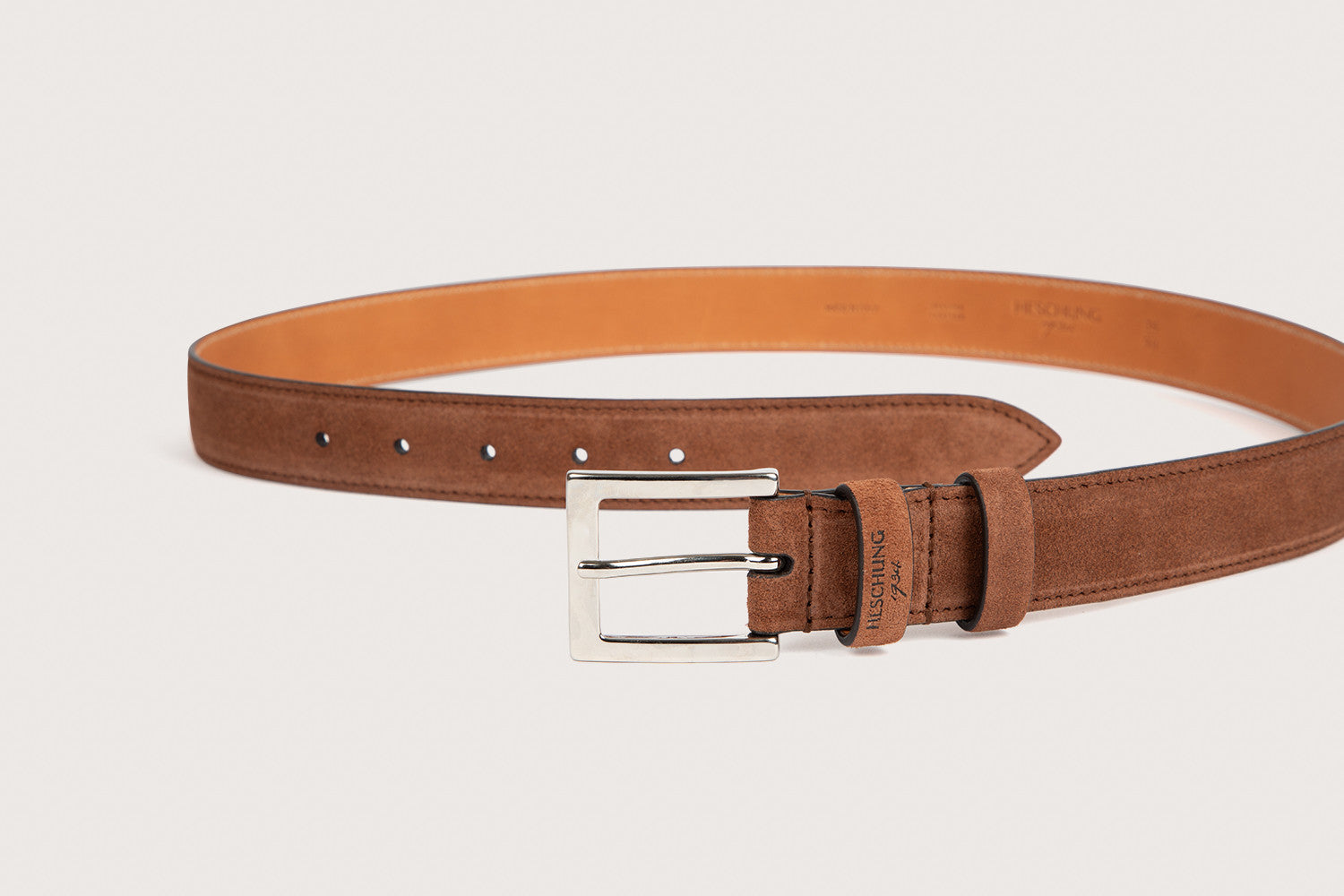 Nation BELT Hazelnut Suede