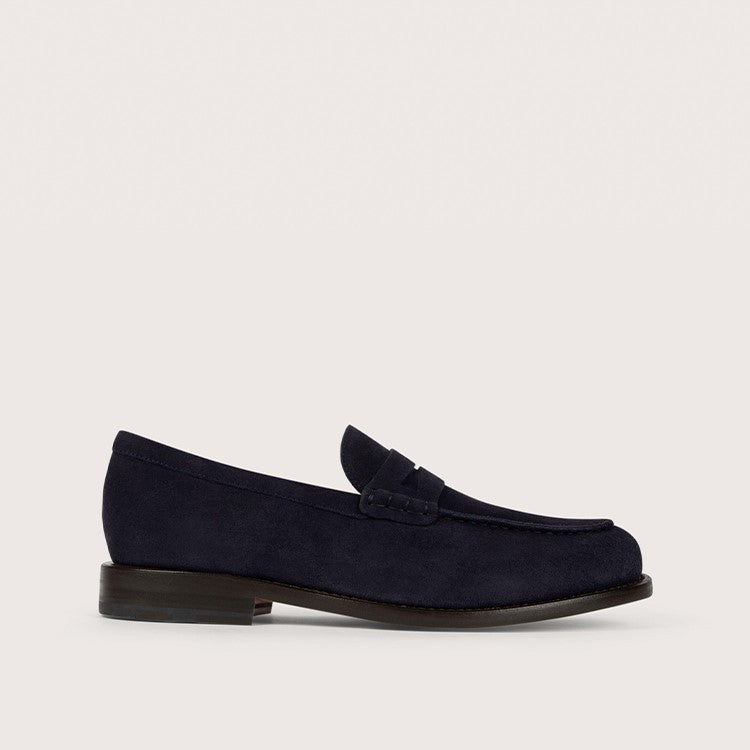 ALOE Navy Hydrovelours Leather