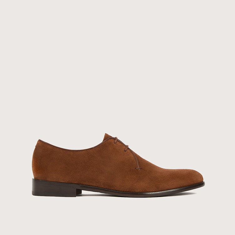 TREVISE Noisette Hydrovelours Cuir