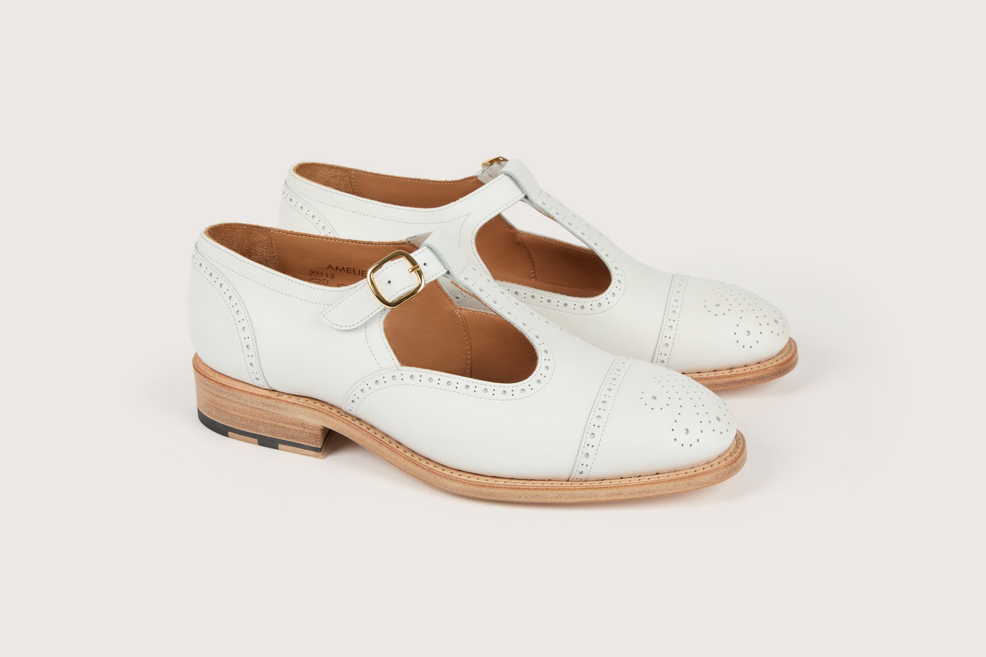 AMELIE Softycalf Blanc Cuir