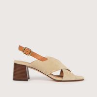 GAIA Velours Sable Cuir