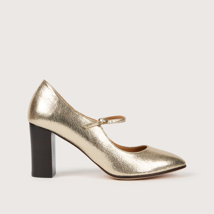 LOUVRE Metal Denim Leather