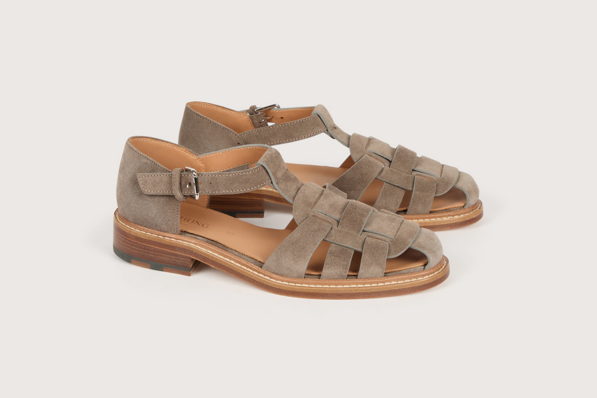 MEDUSE FE Hydrovelours Souris Cuir