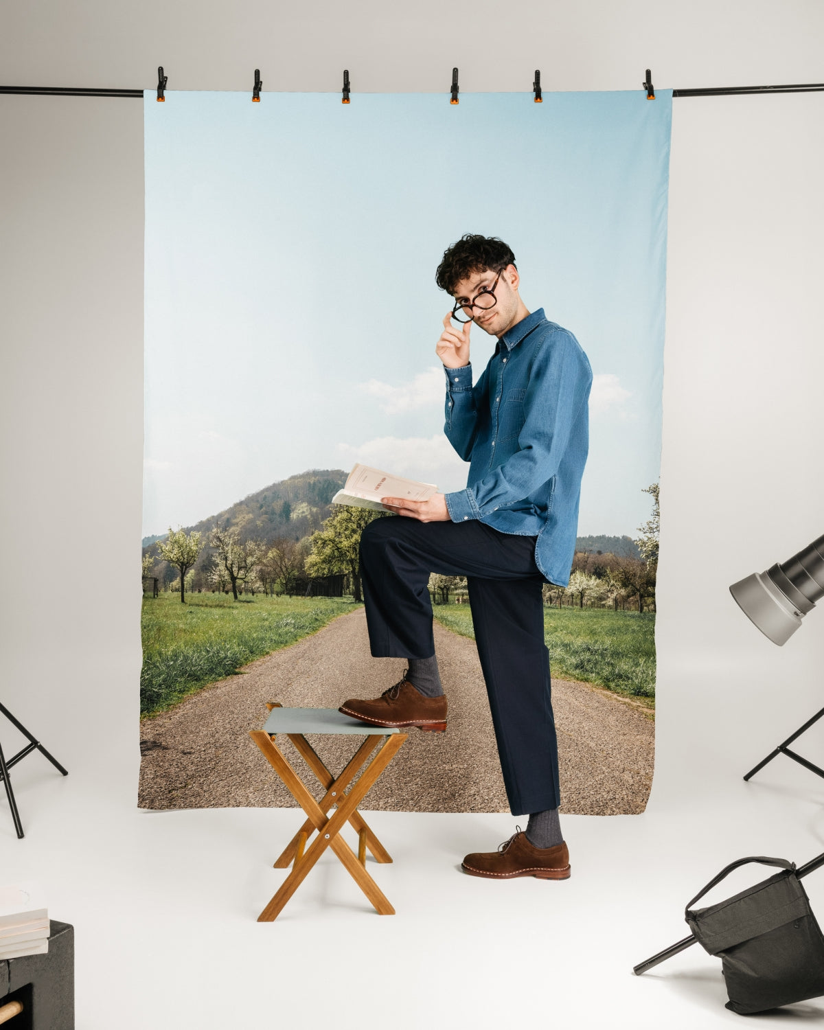 CATALPA Hydrovelours Cacao Cuir