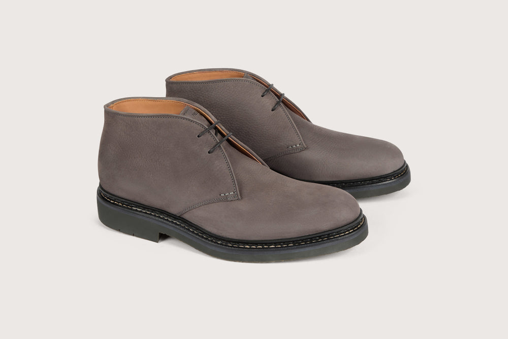 Genêt Nubuck Gris Hévéa