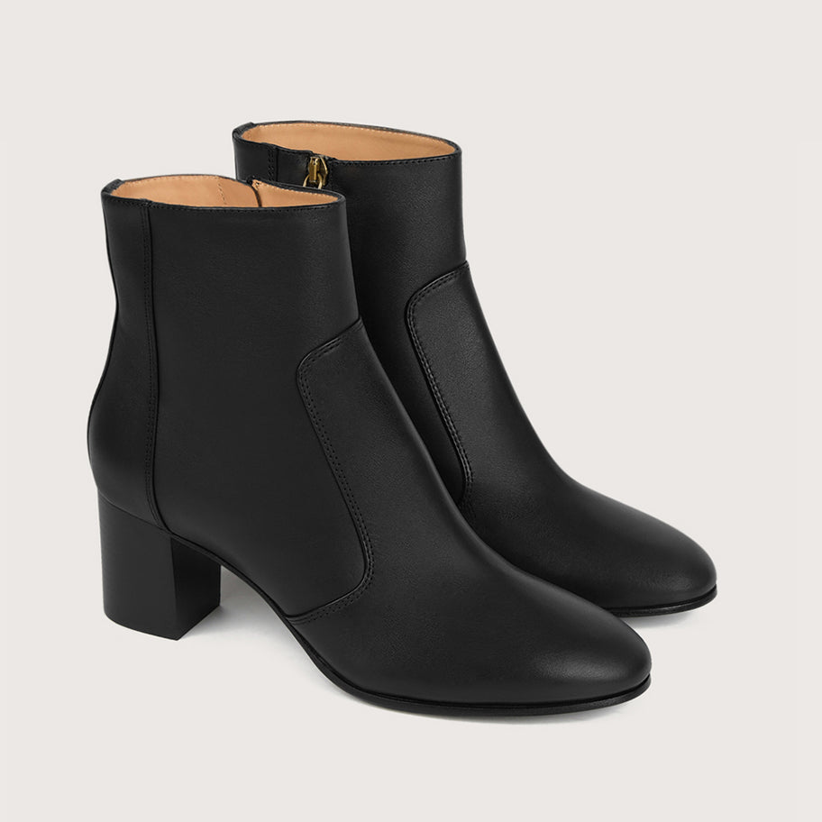 HEBE Kidcalf Noir Cuir P