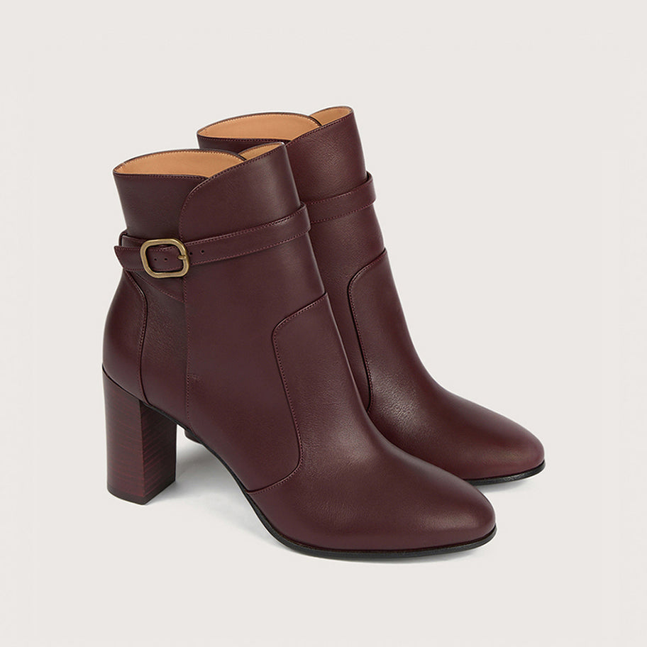 HERA Kidcalf Aubergine Cuir P