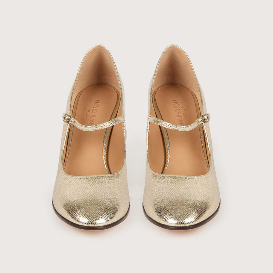 LOUVRE Metal Denim Leather