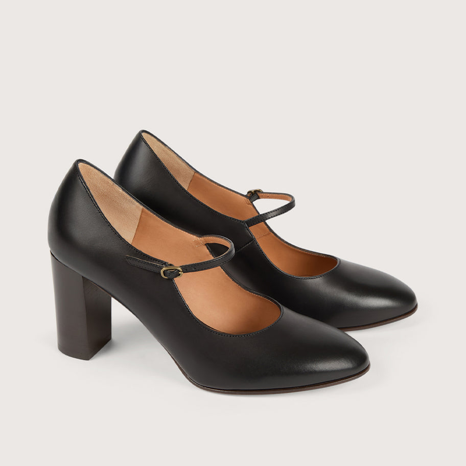 LOUVRE Diver Noir Cuir