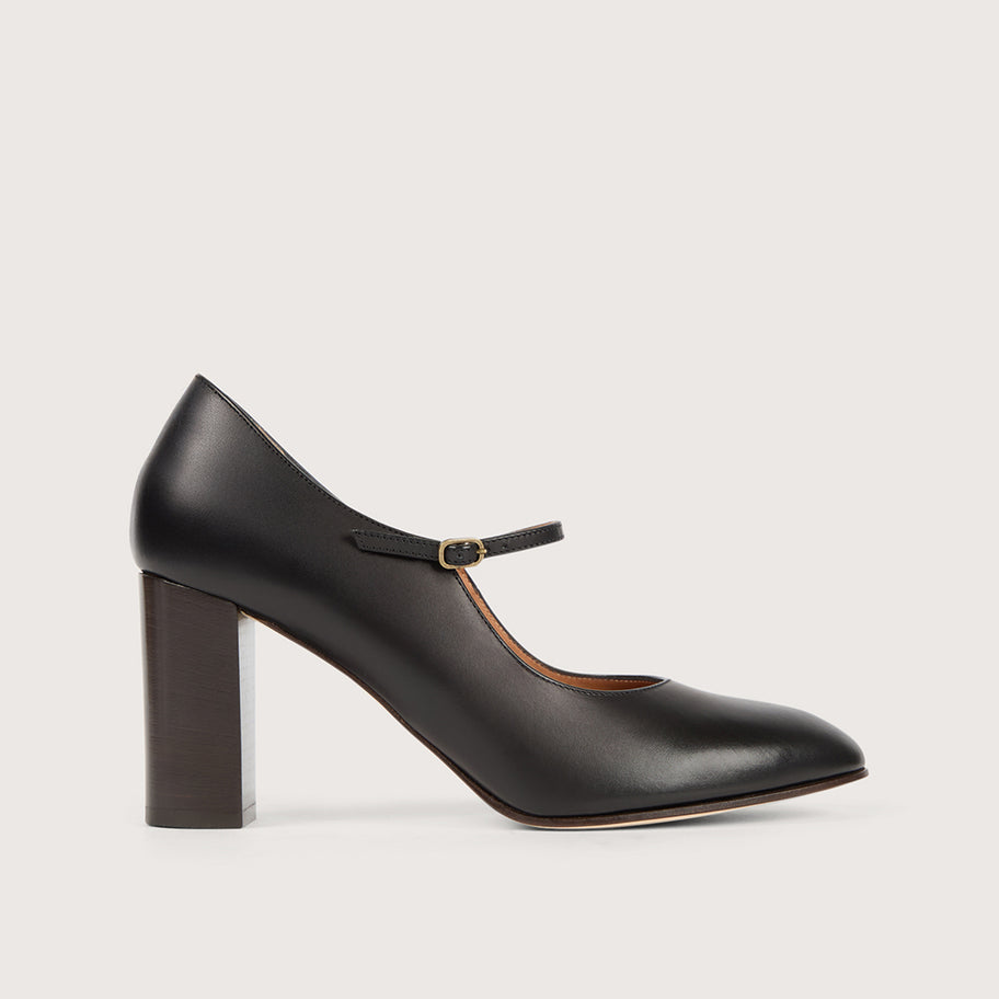 LOUVRE Diver Noir Cuir