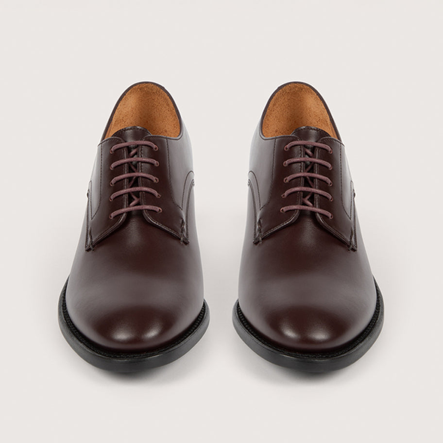 MARCIA Kidcalf Aubergine Cuir P