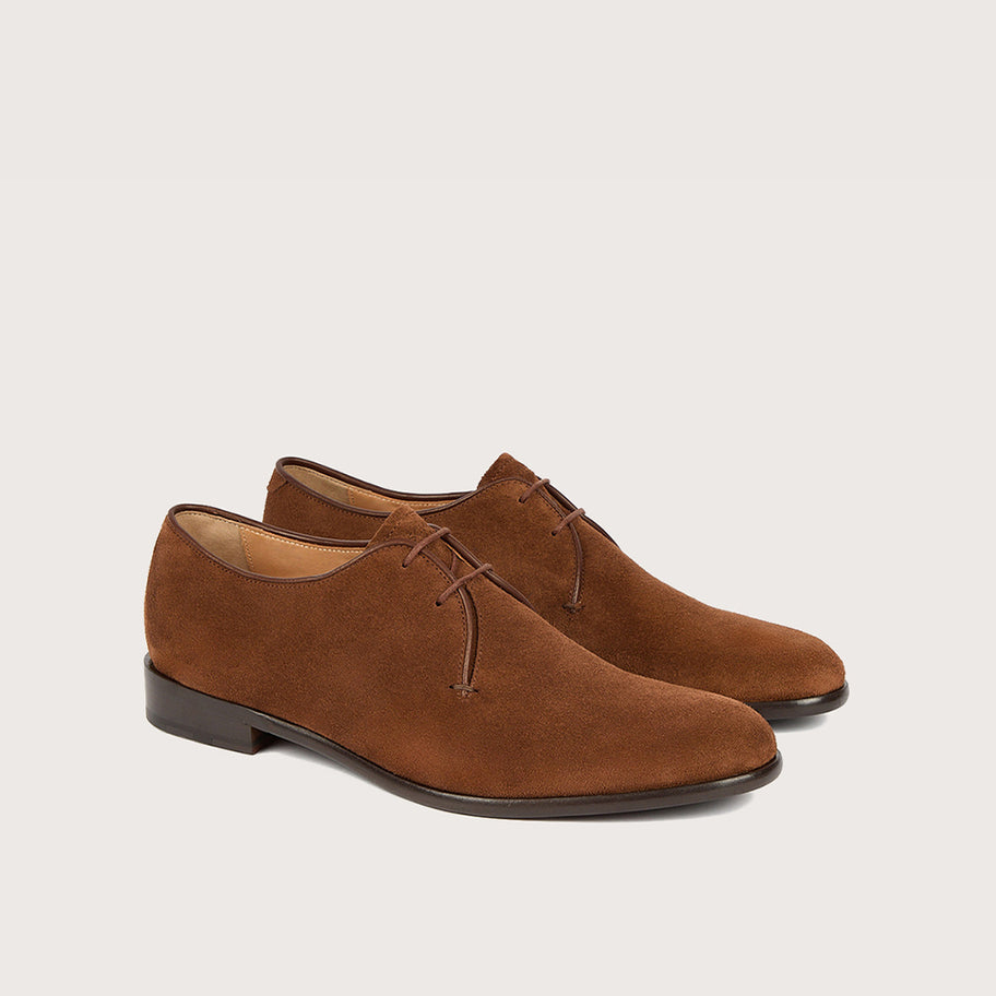 TREVISE Noisette Hydrovelours Cuir