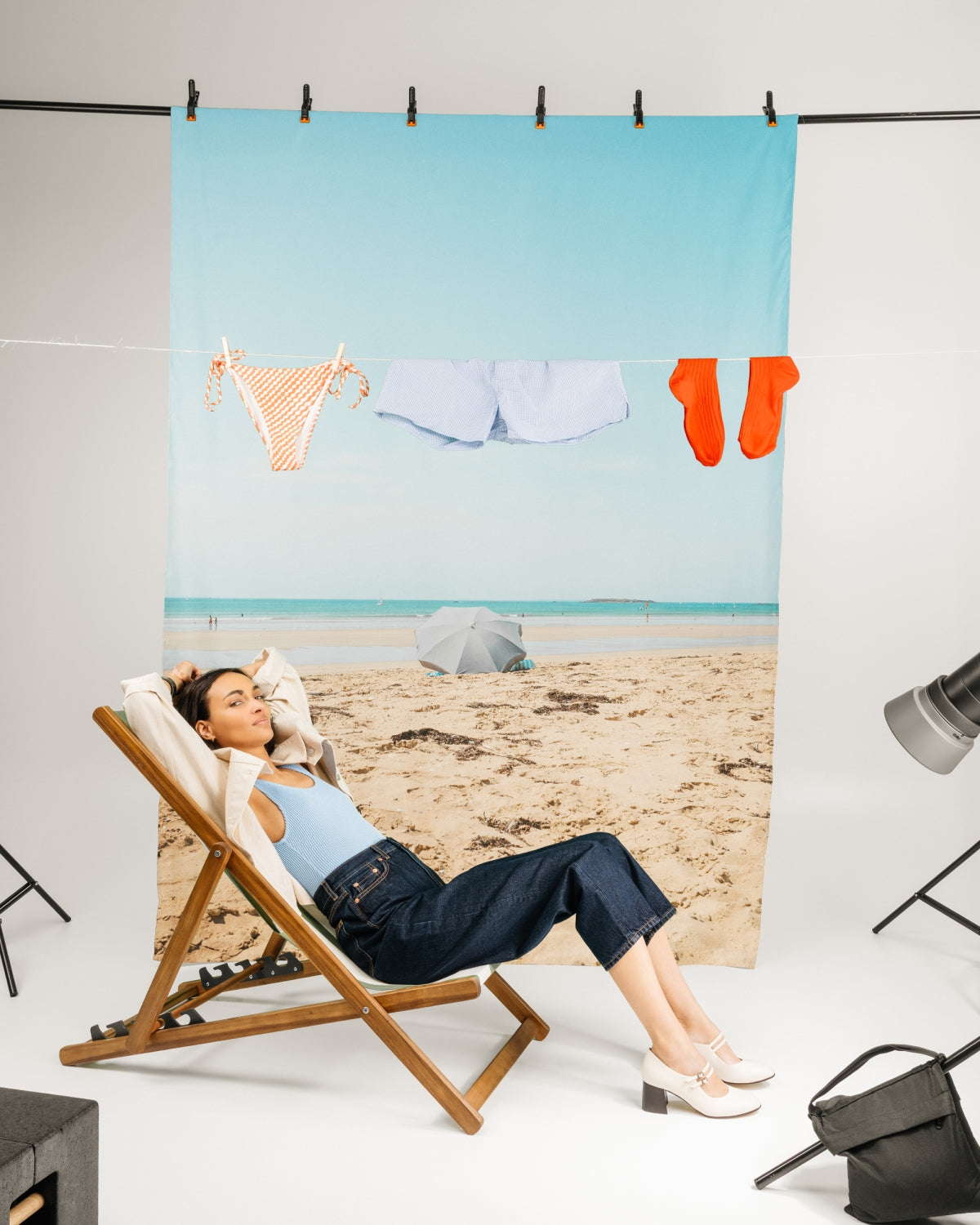 TUILERIE Diver Craie Cuir