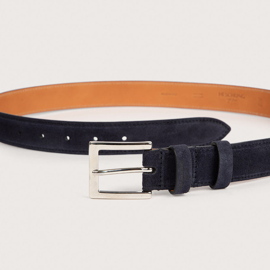 Nation BELT Navy Suede