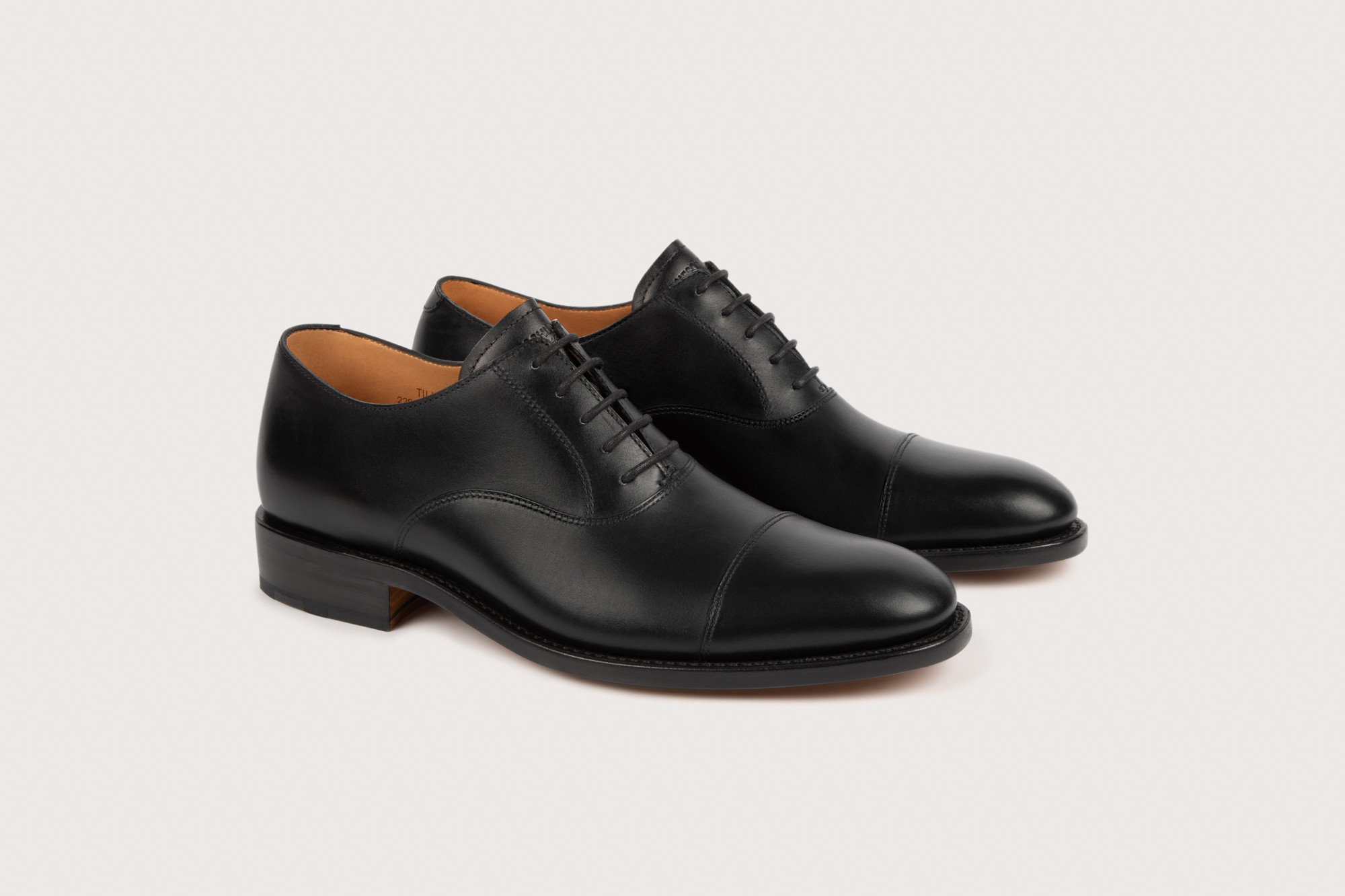 Leather sole oxfords deals