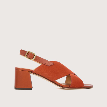 GAIA Velours Brandy Cuir