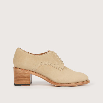 MARCIA Velours Sable Cuir