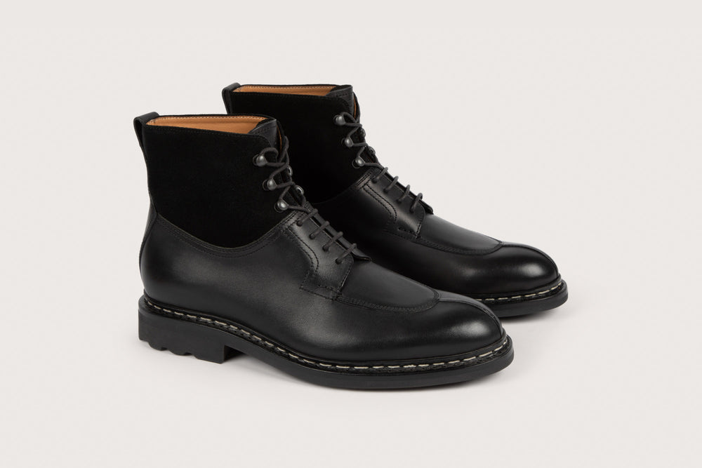 GINKGO Black Anilcalf/Suede Ravel