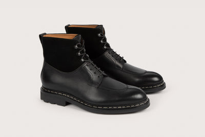 GINKGO Black Anilcalf/Suede Ravel