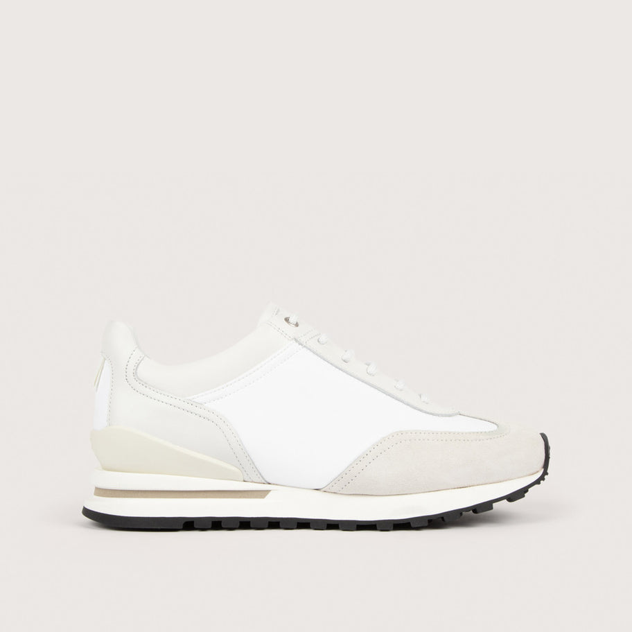 ATHI FE White Hydrovelours/Canvas Trainer