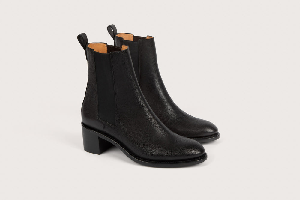 MAUD Black Gobi Cuir P