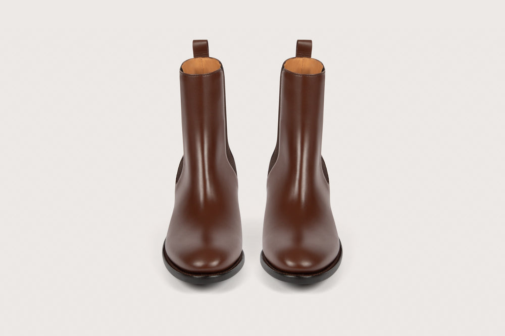 MAUD Kidcalf Chocolat Cuir P