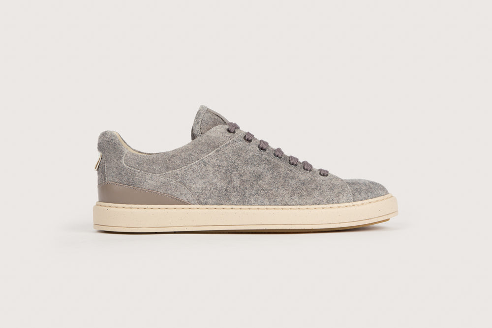 ALLEY Grey Suede/Felt Smash