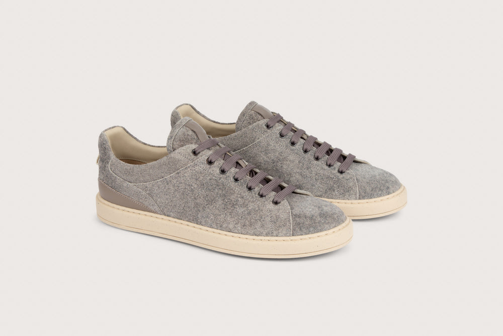 ALLEY Grey Suede/Felt Smash