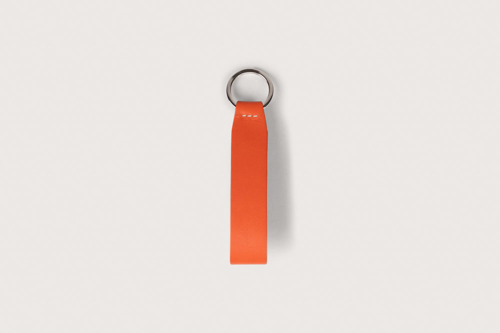 Twist Key Holder Orange Naturcalf
