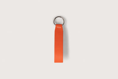 Twist Key Holder Orange Naturcalf
