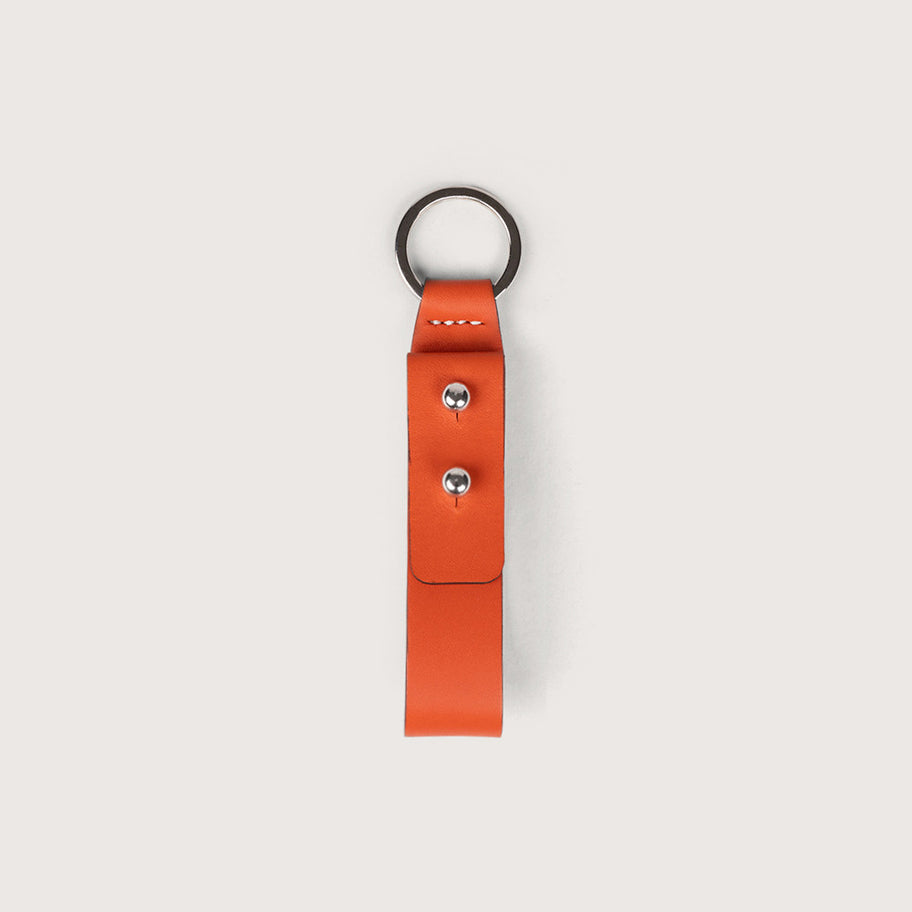 Twist Key Holder Orange Naturcalf