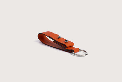 Twist Key Holder Orange Naturcalf