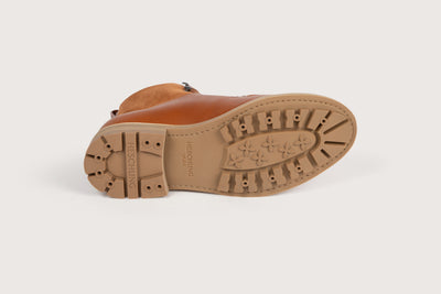 Buis men's boot in Cognac Novonappa leather with Commando rubber