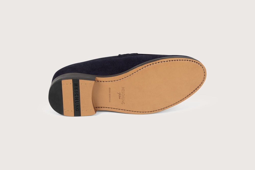 ALOE Navy Hydrovelours Leather