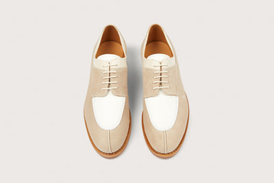 CATALPA FE Velours/Purecalf Grège/Blanc/Ivoire Cuir