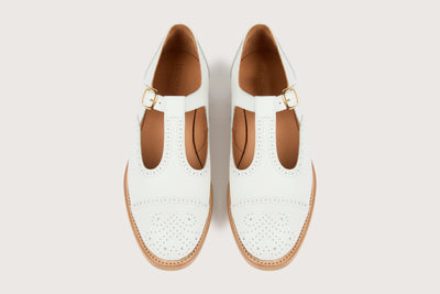AMELIE Softycalf Blanc Cuir