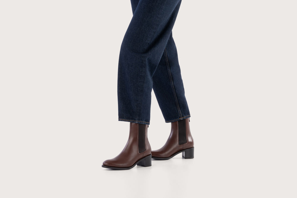 MAUD Kidcalf Chocolat Cuir P