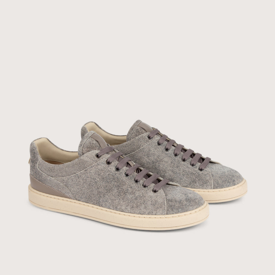 ALLEY Grey Suede/Felt Smash