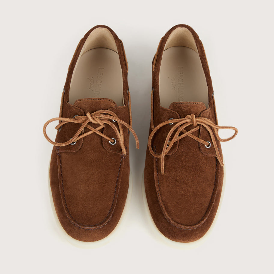 ÉOLE Velours Noisette Navy