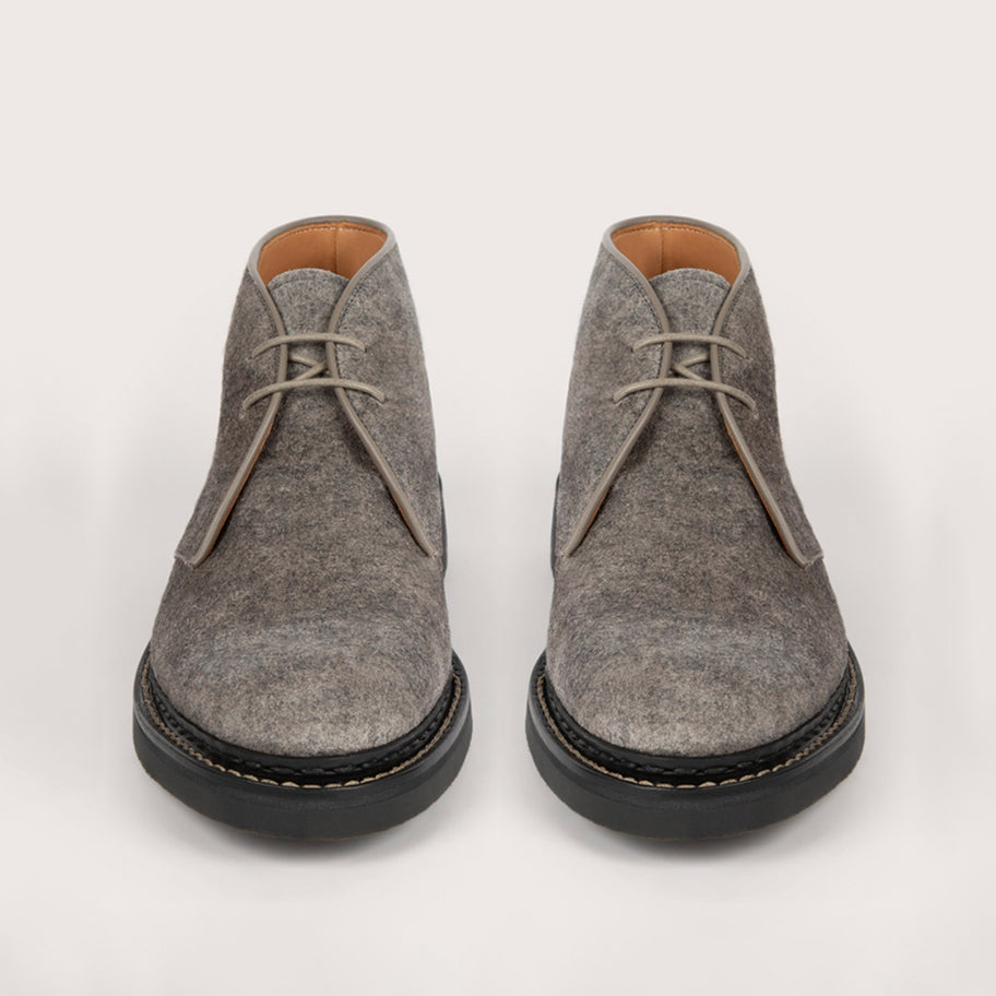Genêt Velours/Feutre Grey Hévéa