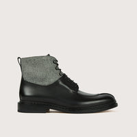 GINKGO Black/Grey Box/Wool Leather