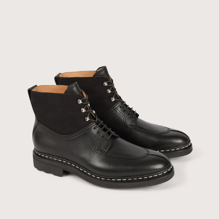 GINKGO FE Black Anilcalf/Canvas Ravel