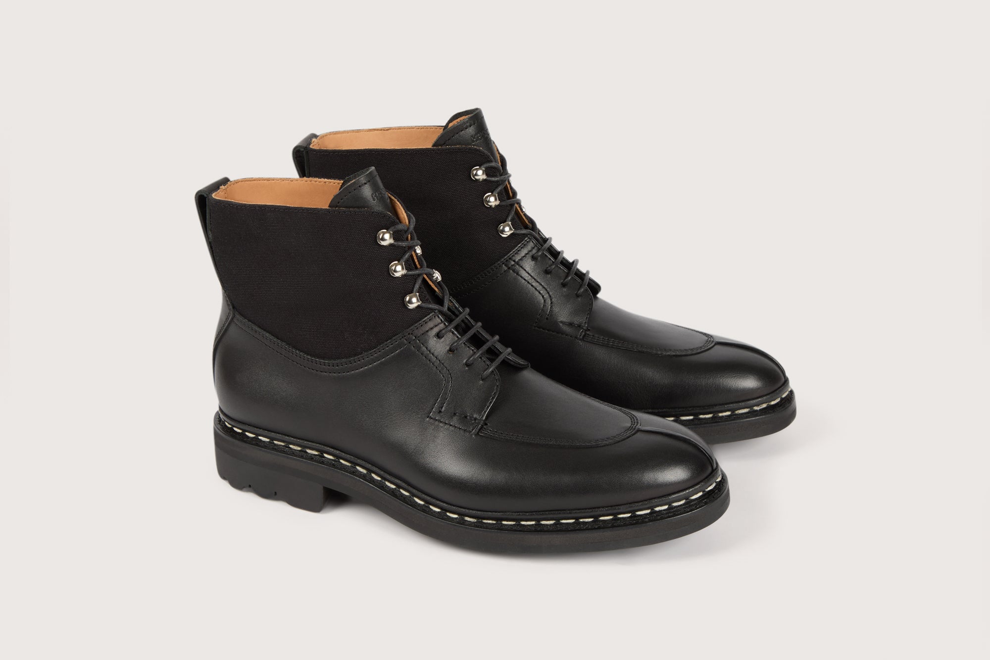 GINKGO FE Black Anilcalf/Canvas Ravel