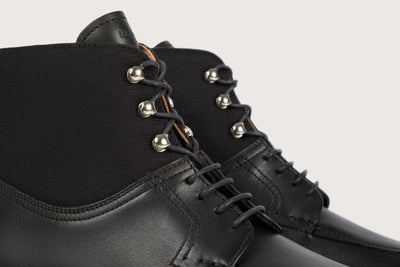 GINKGO FE Black Anilcalf/Canvas Ravel