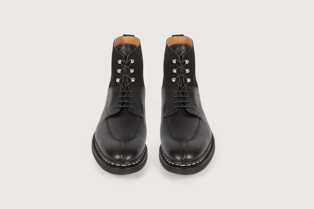 GINKGO FE Black Anilcalf/Canvas Ravel