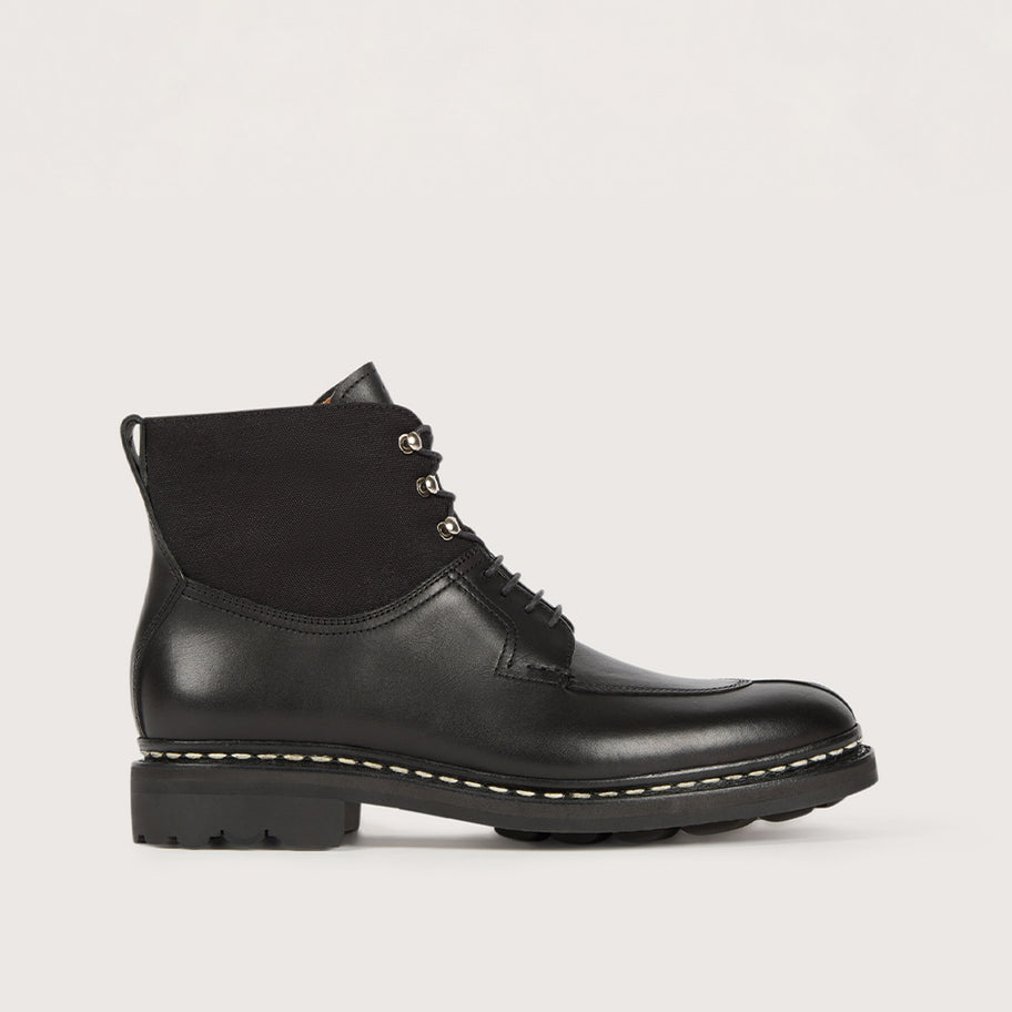 GINKGO FE Black Anilcalf/Canvas Ravel